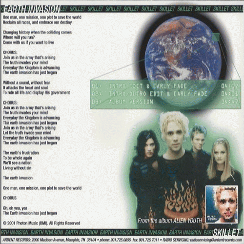 Skillet : Earth Invasion